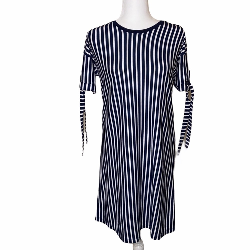 ASOS Blue and white striped Dress